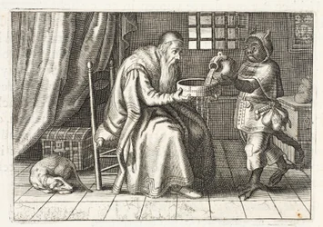 Un hombre rico, ilustración de 